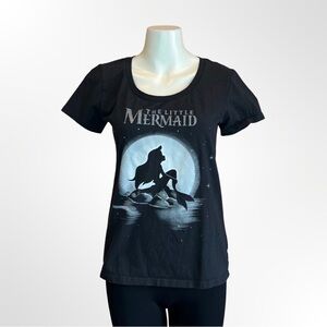 Disney The Little Mermaid Black T Shirt